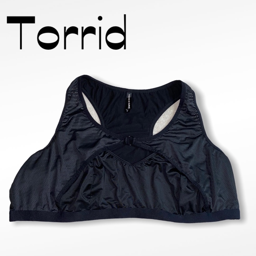 NWOT Torrid Black Sports Bra | 5X